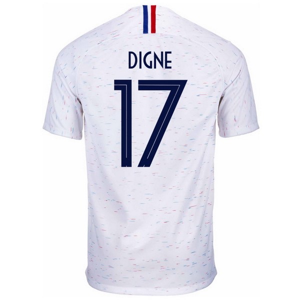 Camiseta Francia 2ª Digne 2018 Blanco